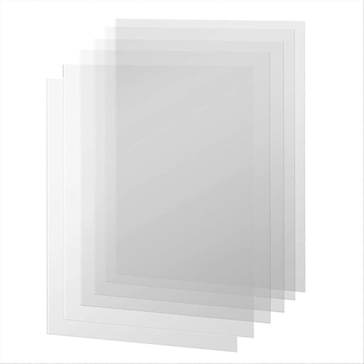 Folie FEP pentru imprimanta 3D, set 6 bucati, transparent, 140x200x0.15mm