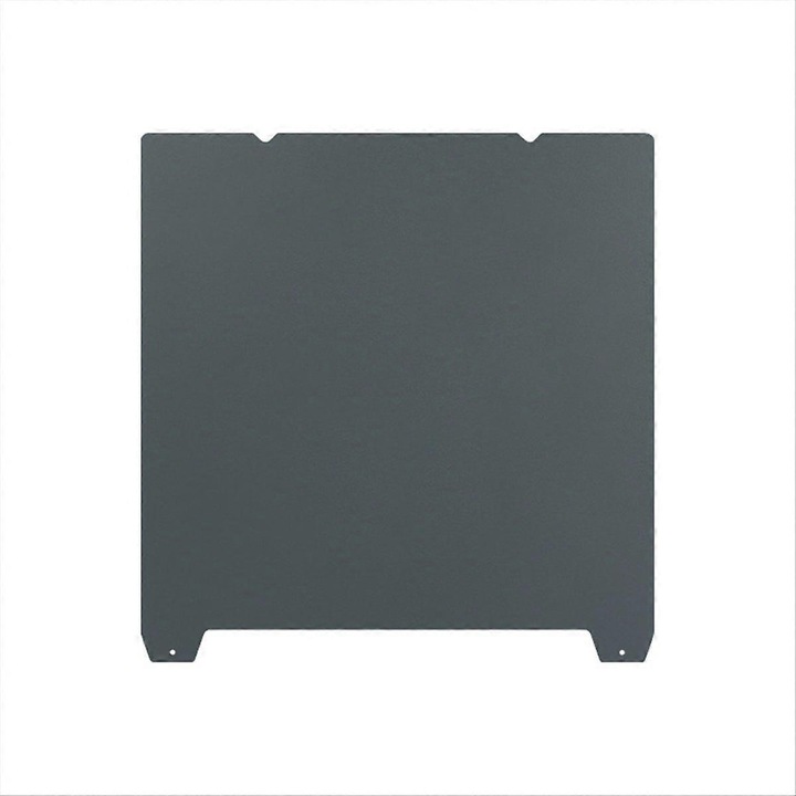 Placa de constructie pentru imprimanta 3D, otel, dublu fata, 30x30cm, alb mat