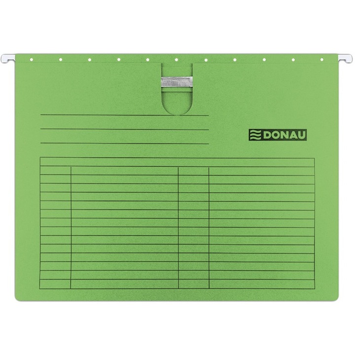 Dosar suspendat Donau A4 verde set 5 buc
