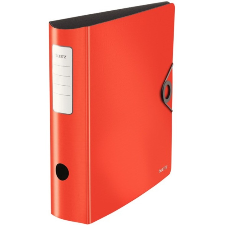 Biblioraft Leitz Active Solid rosu 82mm A4