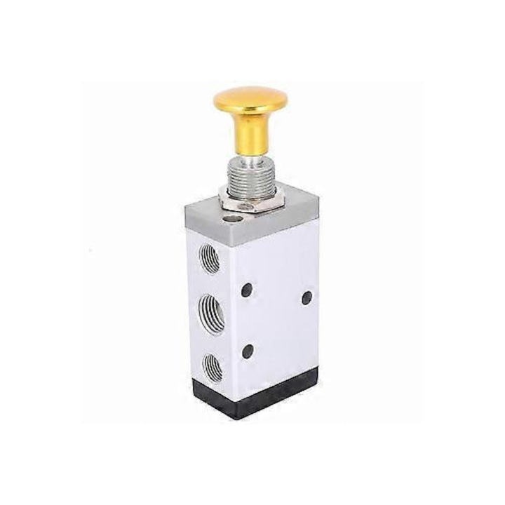Supapa manuala pneumatica 2 pozitii 5 cai aluminiu G1/8 G1/4