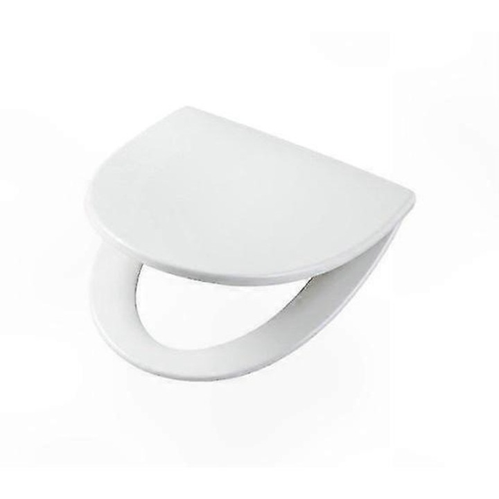 Capac WC moale, perna confort, alb, dimensiuni standard