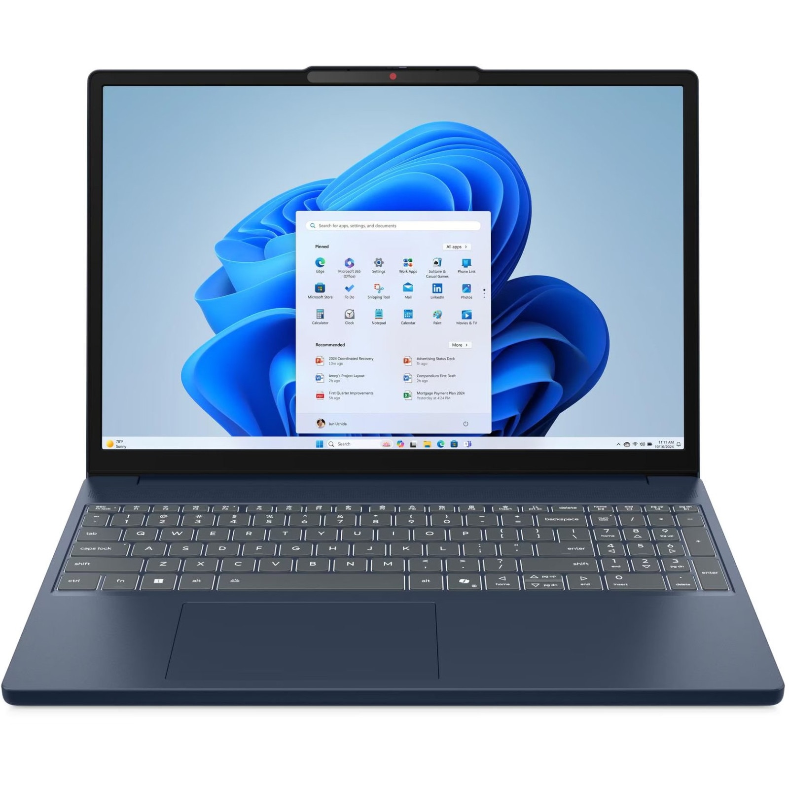 Laptop Lenovo IdeaPad Slim 3, Ryzen 5, 16GB, 512GB SSD, 15.3