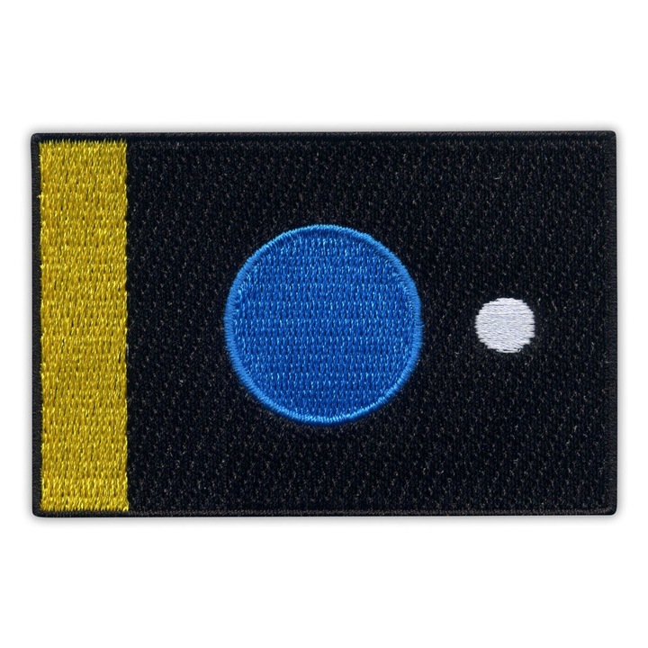 Hímzett embléma Föld zászló 8x5.4cm vasalható többszínű