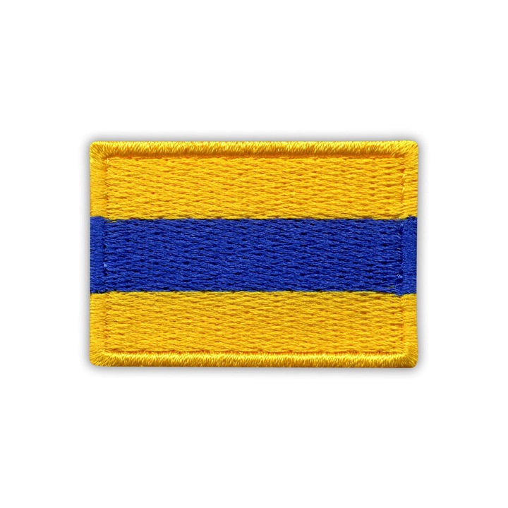 Hímzett öntapadós folt, 4.5x3.2cm, többszínű