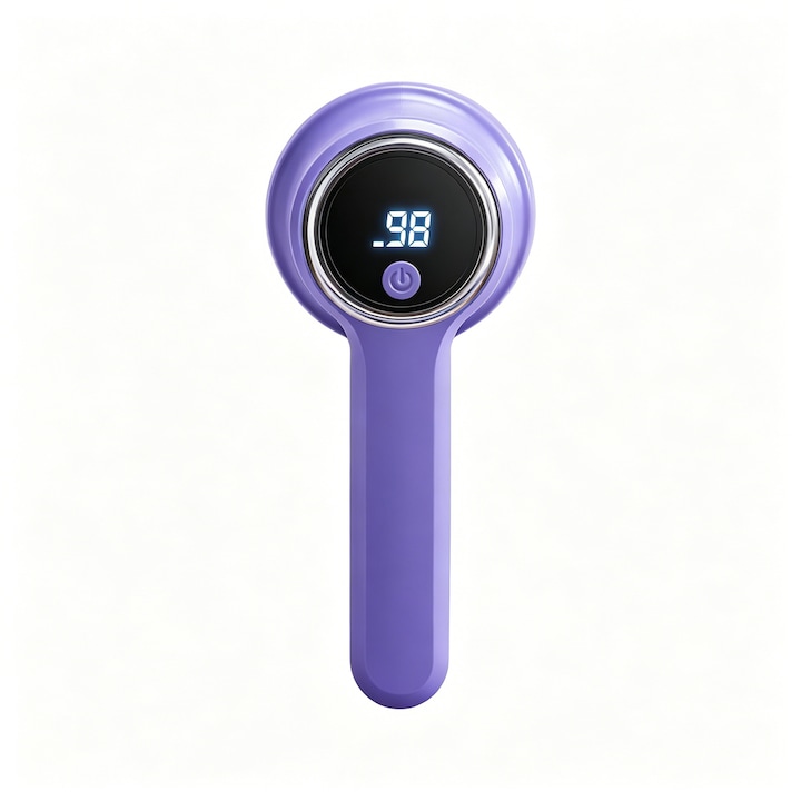 Aparat de curatat scame, BOMSTOM, 3 viteze, 6 lame, violet, 200g