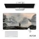 Mousepad gaming negru cauciucat antiderapant 80x30cm
