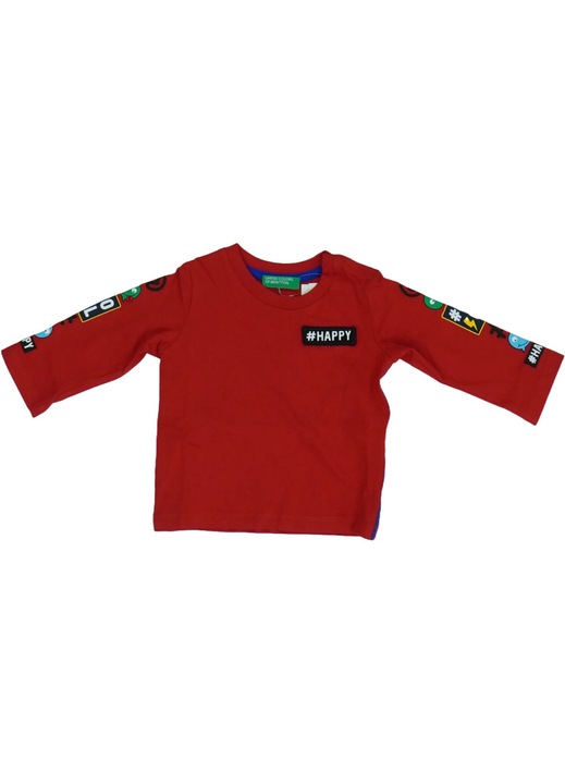 Benetton, Hosszu ujju bluz fiuknak, Piros, Piros
