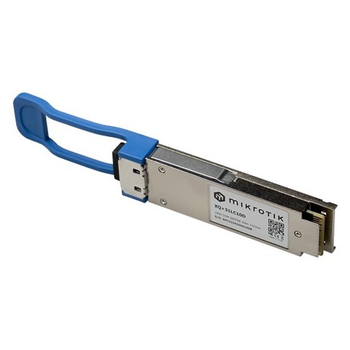 Мрежов модул MikroTik XQ+31LC10D QSFP28 1309nm 100000Mbit/s LC 10km