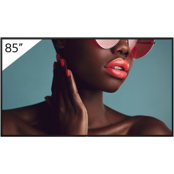 TV Business Sony Bravia BZ40L, 85 inch, 3840x2160 pixeli, Negru