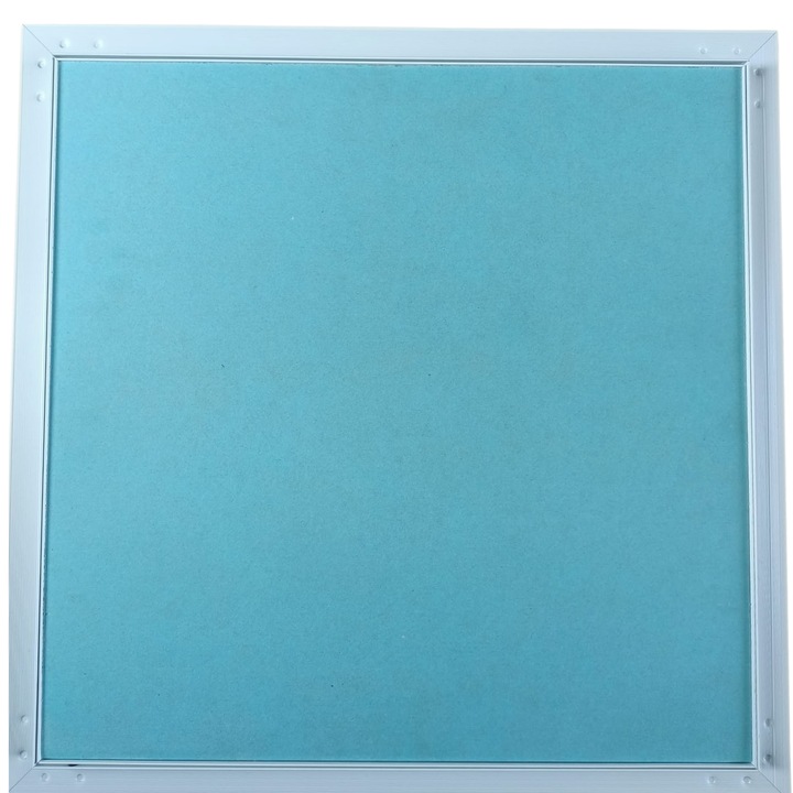 Usa Vizitare Gips-Carton din Aluminiu, 600x600mm Placa 12.5 mm, Deschidere Push/Click