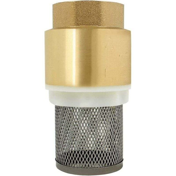 Supapa de retinere verticala cu arc cu filtru inox 1 inch 16 kg