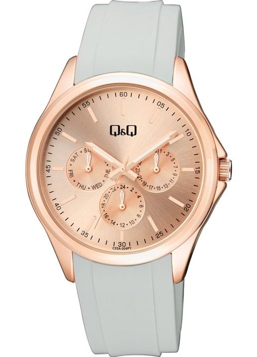 Ceas dama Q&Q C25A-004PY Quartz Alb
