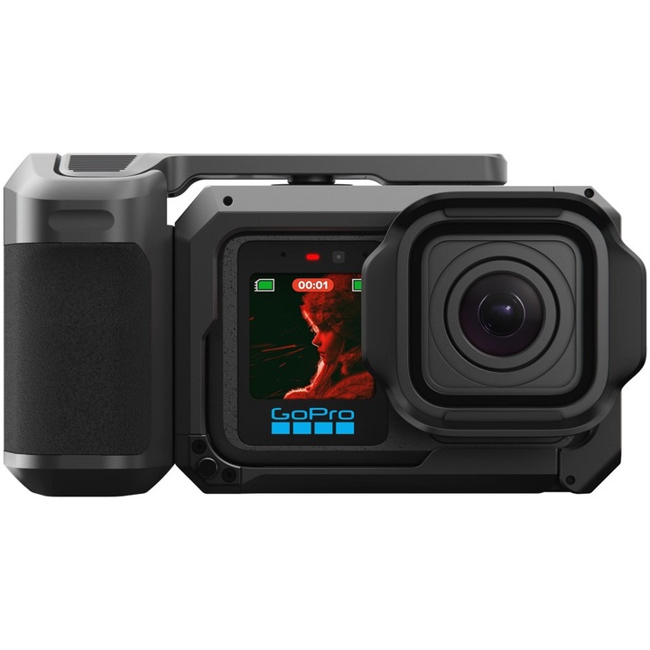 Camera video sport GoPro Mission 1 Pro Grip Edition Bundle, 8K60, 50MP, Open Gate, Negru