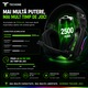 Слушалки Gaming Profesionale Wireless Techone® StormWave, Еднопосочен Микрофон, Type-C, Съвместими с PS4, PS5, Xbox, PC, Switch 2.4GHz Wireless + Bluetooth, Виртуален Съраунд 3D, 50mm Говорител, Звукоизолация, 2500 mAh Батерия, 96dB, Черен