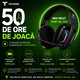 Слушалки Gaming Profesionale Wireless Techone® StormWave, Еднопосочен Микрофон, Type-C, Съвместими с PS4, PS5, Xbox, PC, Switch 2.4GHz Wireless + Bluetooth, Виртуален Съраунд 3D, 50mm Говорител, Звукоизолация, 2500 mAh Батерия, 96dB, Черен