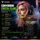 Слушалки Gaming Profesionale Wireless Techone® StormWave, Еднопосочен Микрофон, Type-C, Съвместими с PS4, PS5, Xbox, PC, Switch 2.4GHz Wireless + Bluetooth, Виртуален Съраунд 3D, 50mm Говорител, Звукоизолация, 2500 mAh Батерия, 96dB, Черен