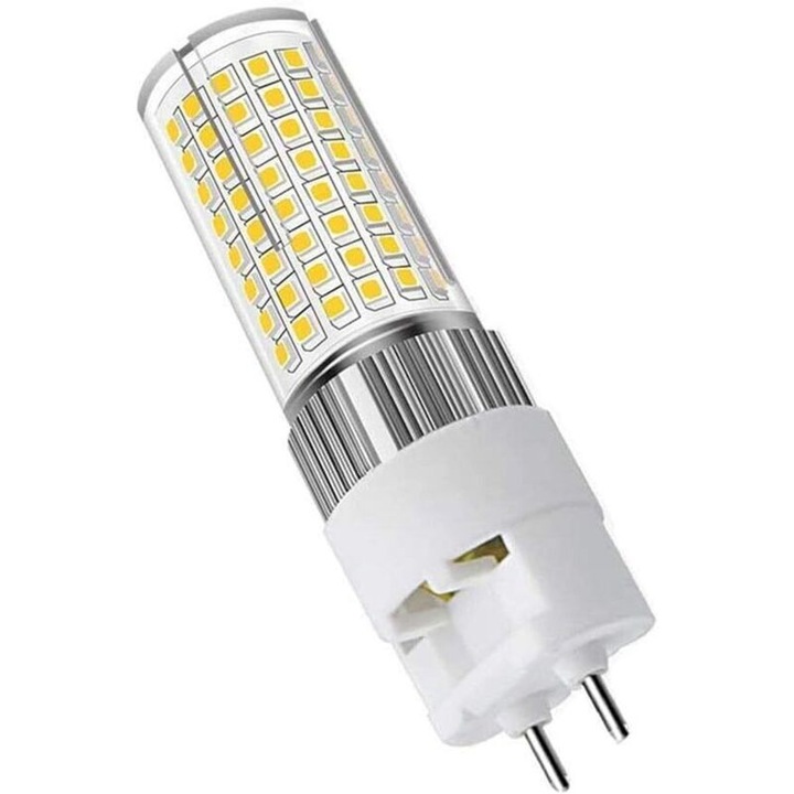 LED крушка G12 16W, еквивалент на металхалогенна, топло бяла, 30x103mm