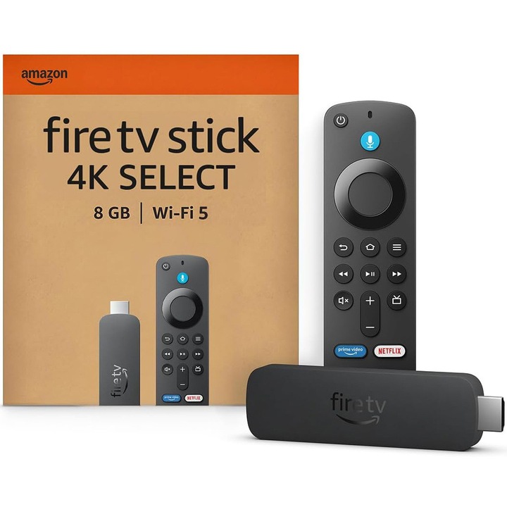 Mediaplayer Amazon Fire TV Stick 4K Select, negru