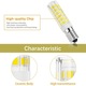 Bec LED E14 5W 6000K 15.4x65.6mm set 2 buc