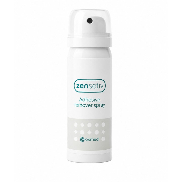 Spray ZenSetiv Oxmed indepartare adezivi medicali, fara usturime, pentru stoma, fistula, pansamente si piele sensibila 50ml
