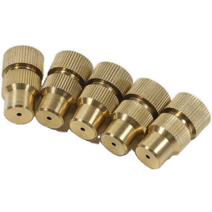 Set 5 aspersoare gradina alama reglabile M14x1.5mm