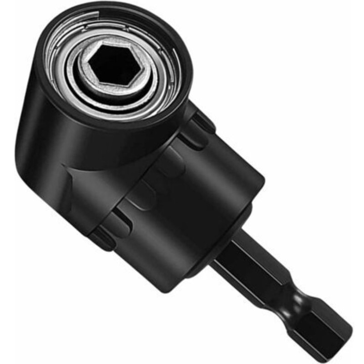 Adaptor unghiular 105, accesorii pentru gaurit, otel crom-vanadiu, magnetic, 6mm