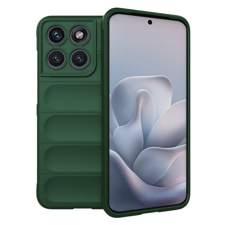 Husa antisoc pentru Motorola Edge 70 Fusion, Accesorio Magic Shield, Green