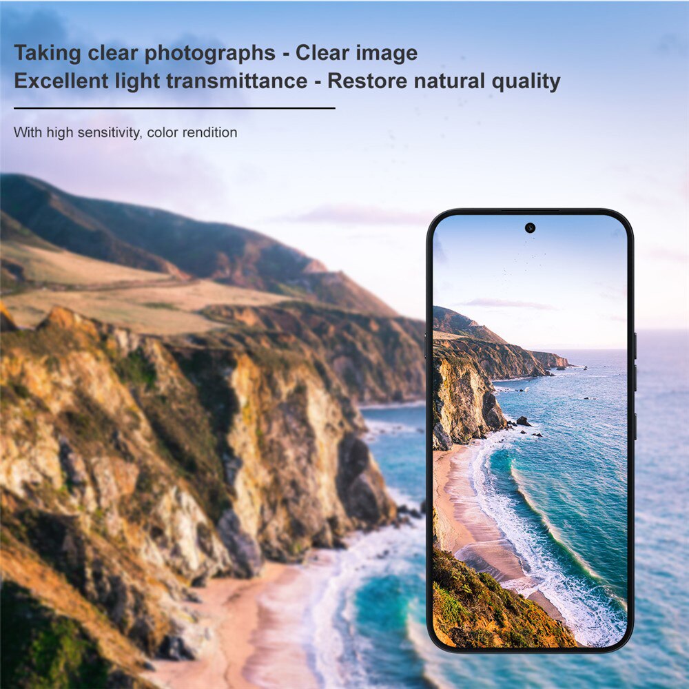 Techsuit - Full Camera Glass - Nothing Phone (4a) - Black