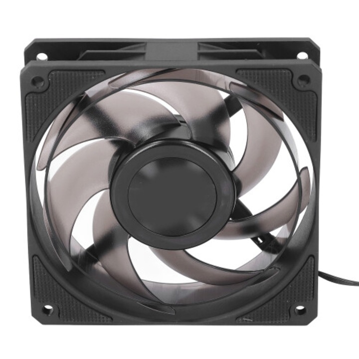 Ventilator PC 120mm 2200RPM negru silentios cu rulmenti cu presiune dinamica