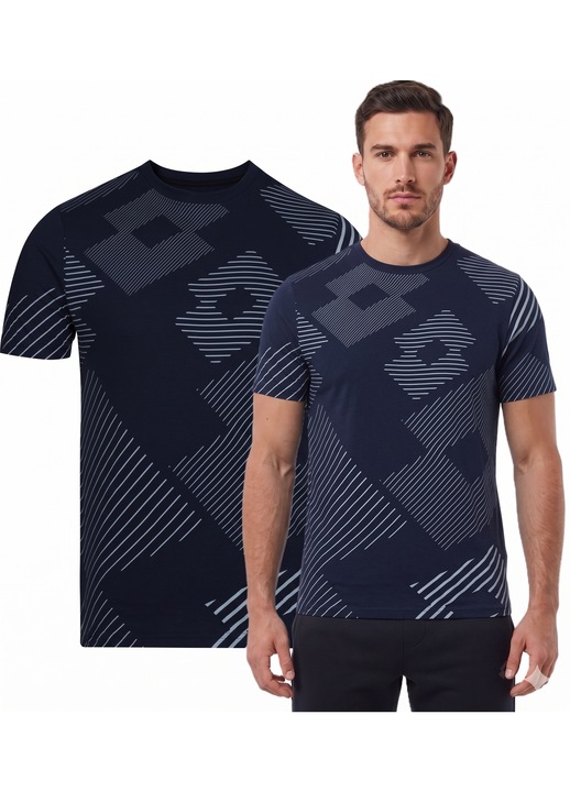 Pamut polo logoval, Kék