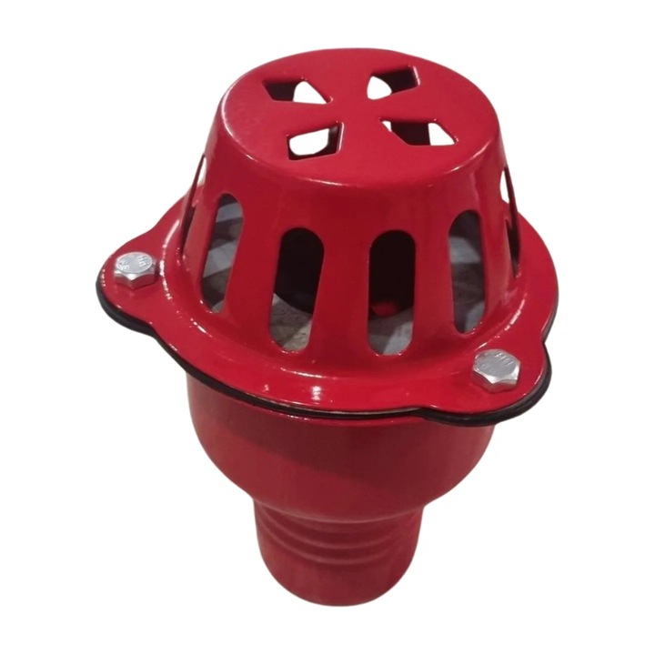 Sorb Motopompa 2" Metal cu Clapeta, Stut 51mm, Inaltime 110mm