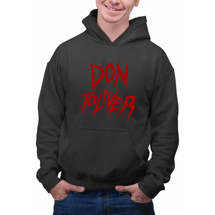 Hanorac Personalizat Barbati Don Toliver Trap Music, negru, marime M