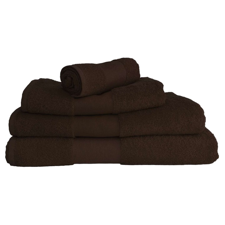 Prosop de baie, Olima, moale si delicat, 100% bumbac, Dark Chocolate, 100 x 150 cm