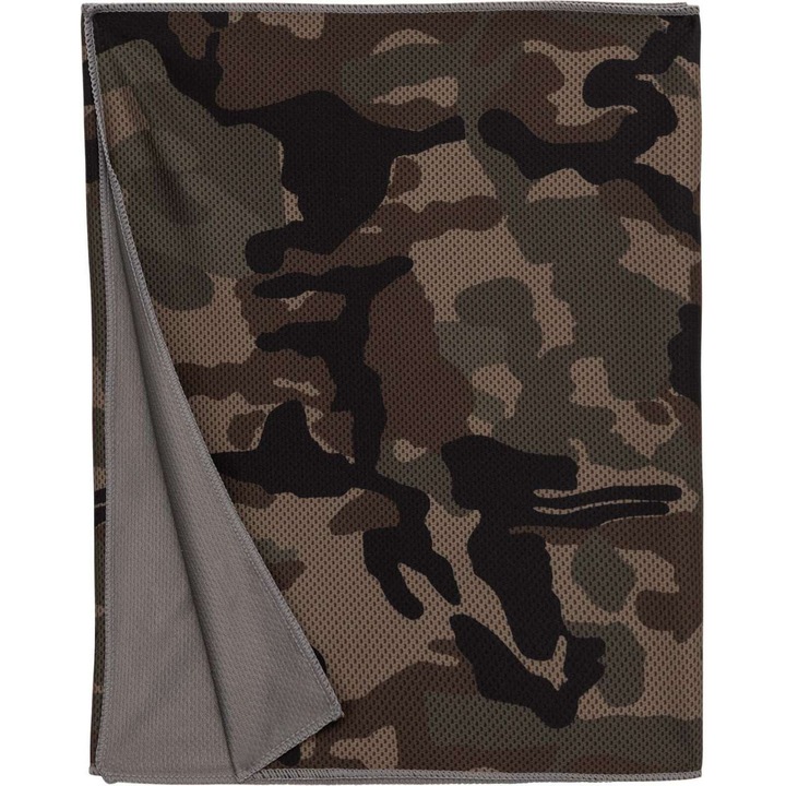 Prosop fitness, Proact, moale si delicat, 100% bumbac, Olive Camouflage, Universal cm