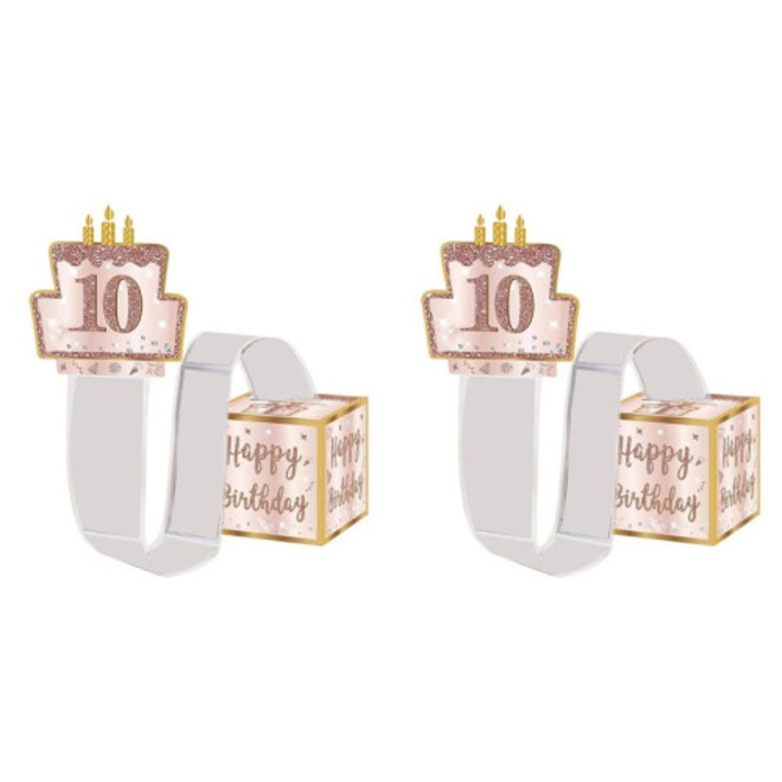 Set 2 cutii cadou DIY pentru bani, transparent, 3.1x6.6 inch