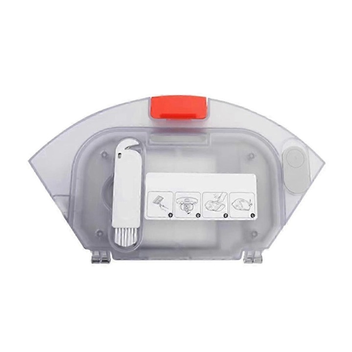 Rezerva 2 in 1 cutie praf si rezervor apa robot aspirator, ABS, universal