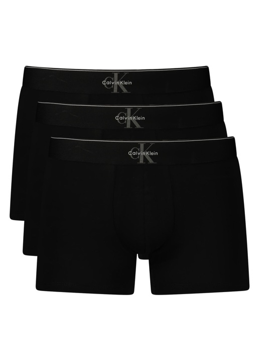 Férfi boxer szett, Calvin Klein, Pamut, Fekete 3035, Fekete