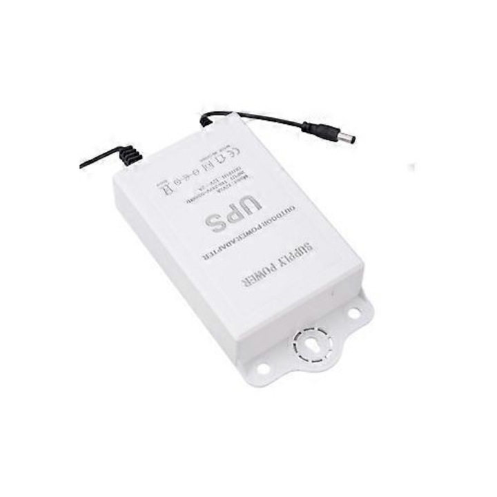 Szünetmentes tápegység 12V 2A fehér 5400mAh kompakt