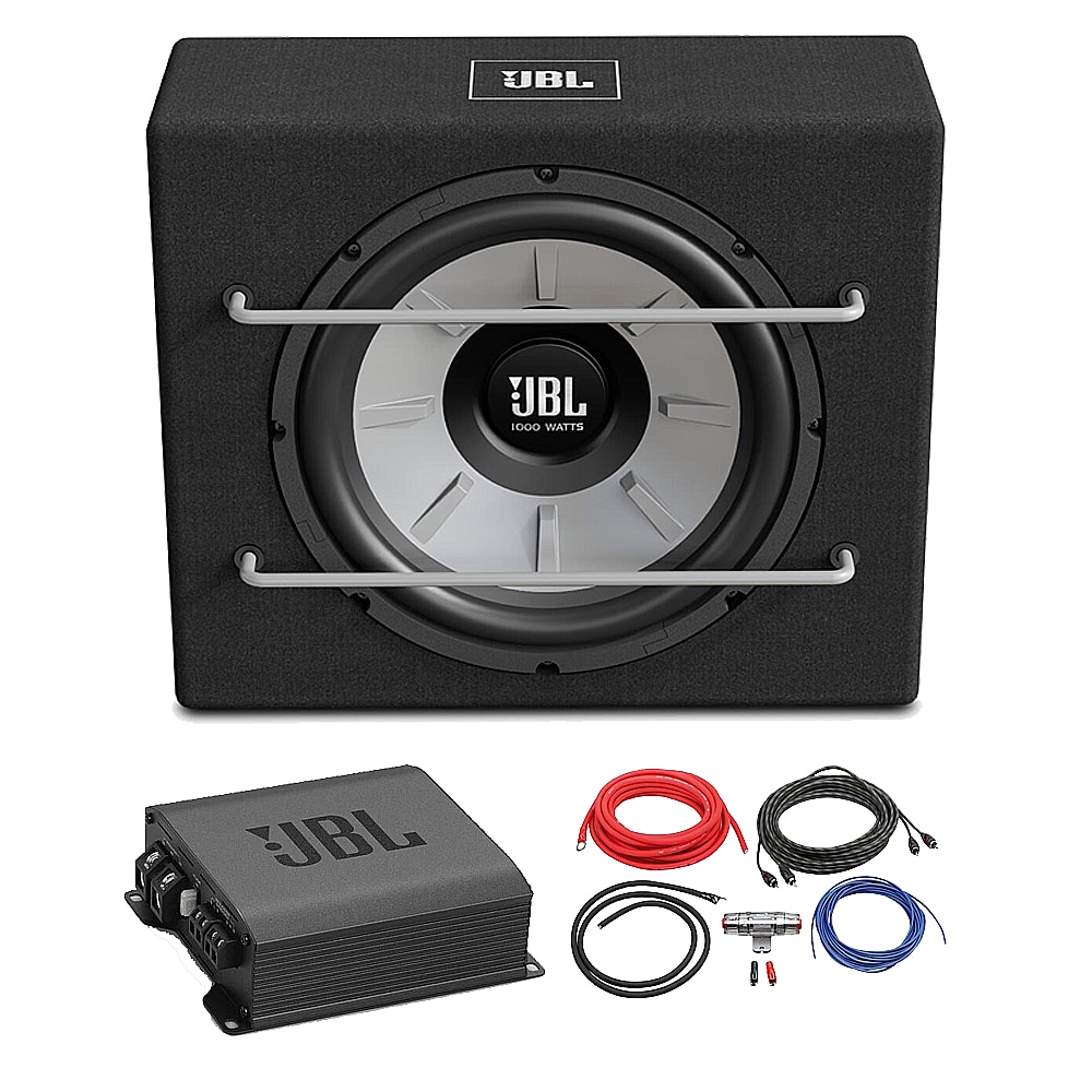 JBL Bass Stage 1200B 30 cm-es csomag, Stage GT80021 erősítő 800W csúcs ...