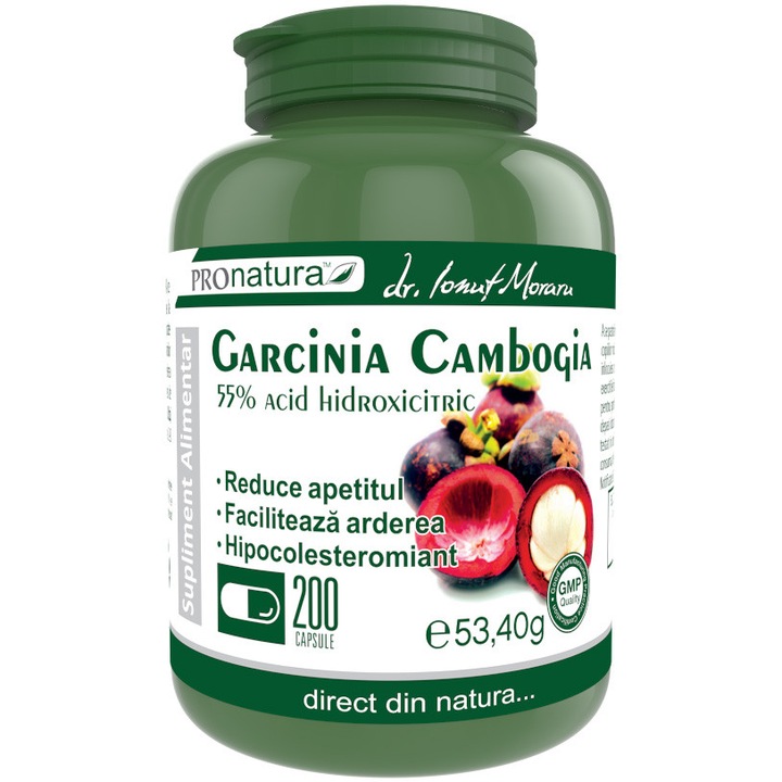 Garcinia Cambogia, Pro Natura, 200 Capsule