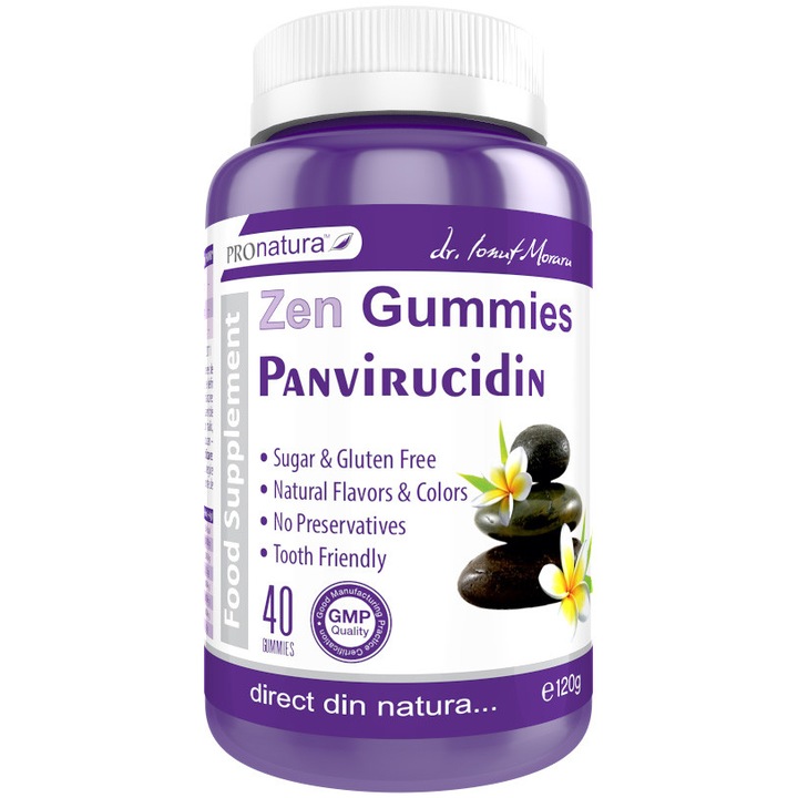 Zen Gummies Panvirucidin, Pro Natura, 40 Jeleuri/ 3g
