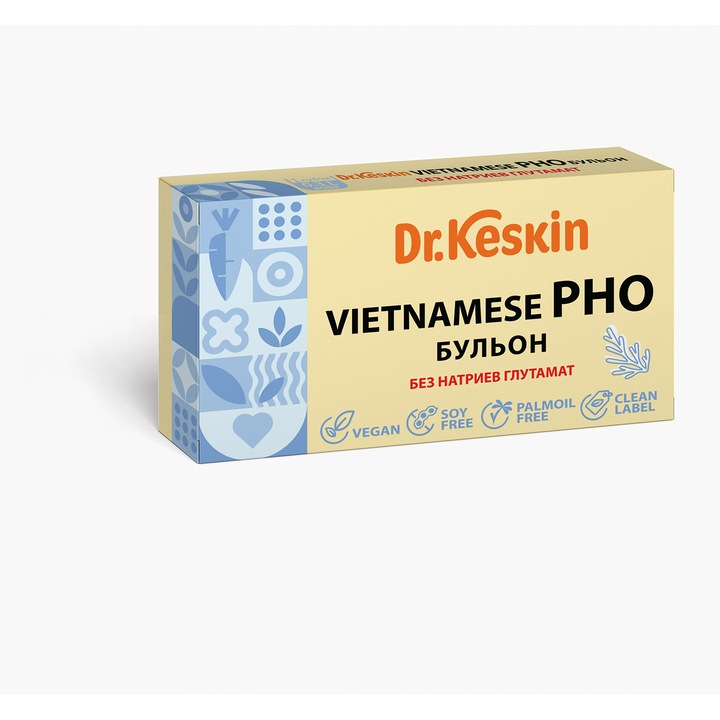 Веган бульон Д-р Кескин, Vietnamese PHO, без палмово масло, 60 гр. (6х10 гр.)