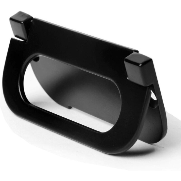 Manere incastrate zinc, set 2 bucati, negru, 64mm