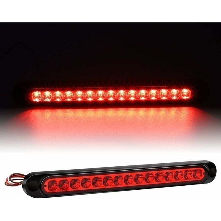 Lumina spate LED rosu universal 15 LED 25x2.7x1.7cm