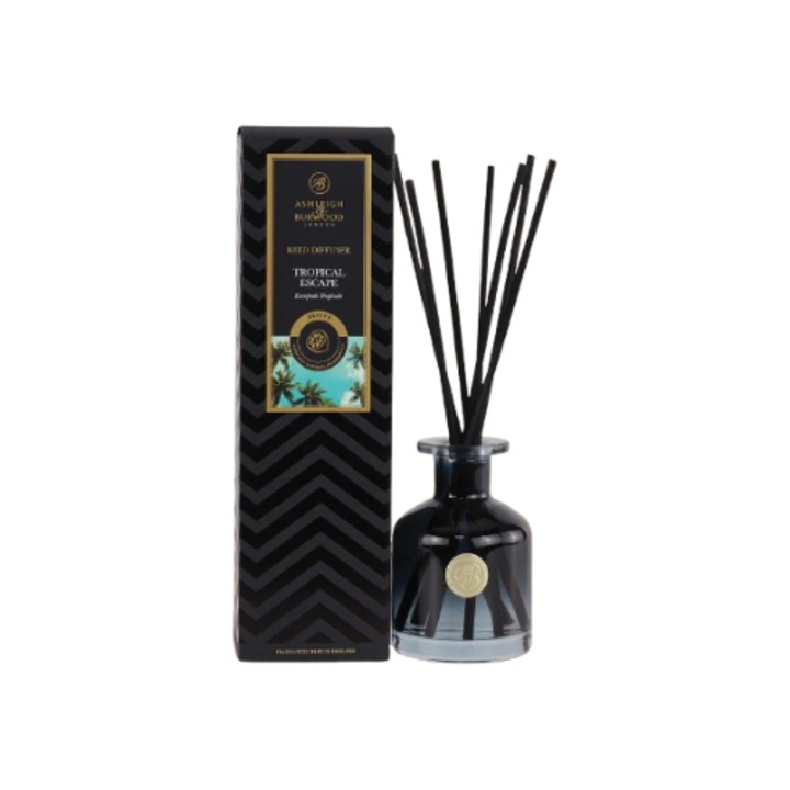 Ashleigh & Burwood Tropical Escape fekete pálcikás diffúzor 120ml