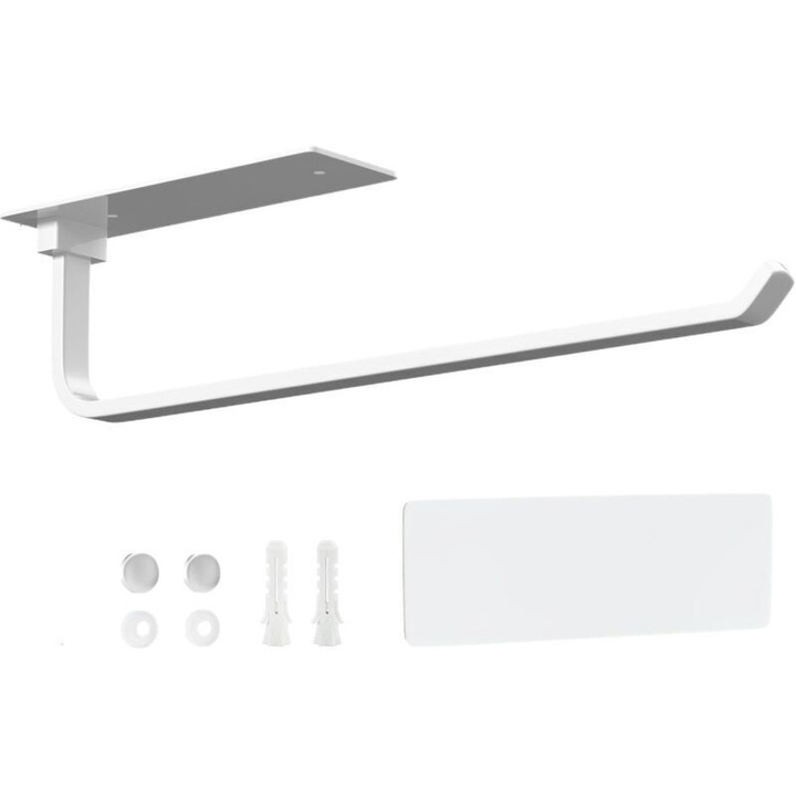 Suport prosoape hartie alb 31cm adeziv multifunctional