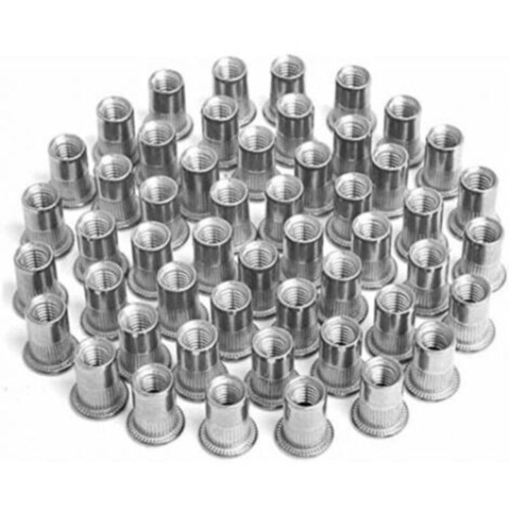 Set 100 piulite nit inox M4 M5 M6 M8 pentru mobilier multicolor