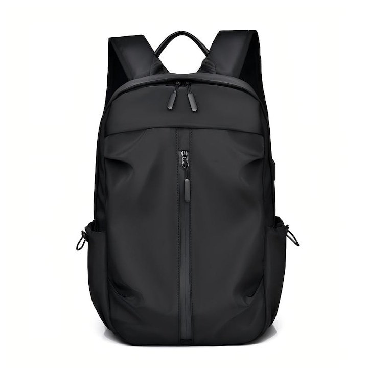Rucsac Omelivon laptop 15.6 inch USB negru 45x30x15cm