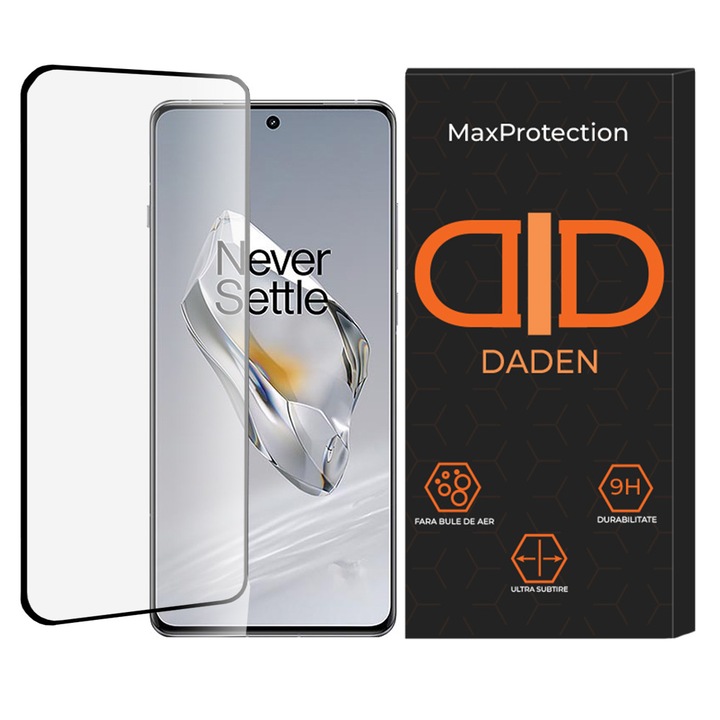 OnePlus 12 Daden MaxProtection kompatibilis üvegfólia, teljes lefedettség, professzionális védelem, ultra ellenálló, prémium minőség